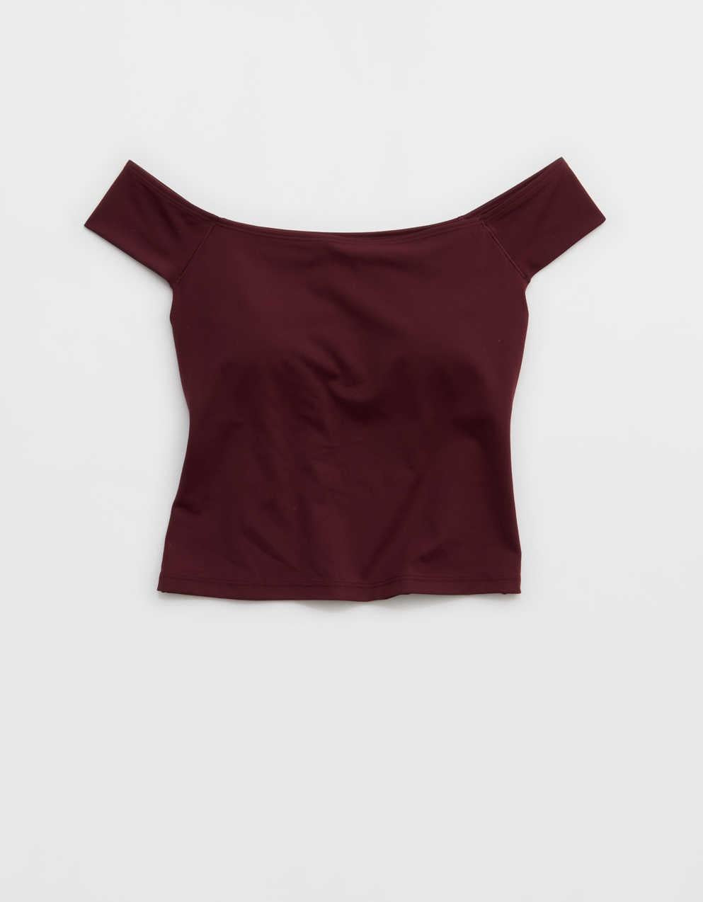 OFFLINE By Aerie Real Me XTRA Off The Shoulder T-Shirt