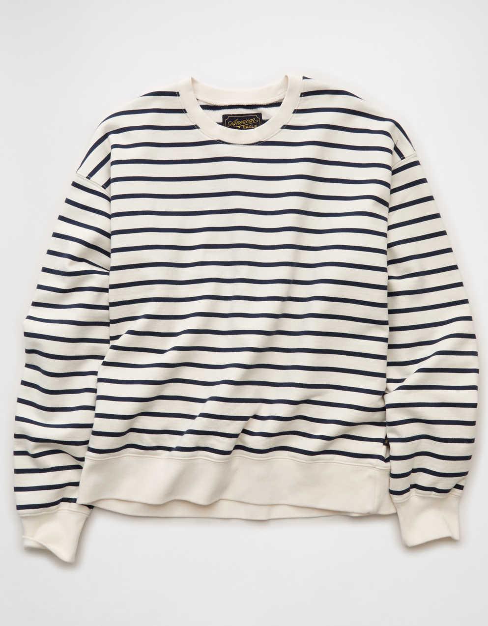 AE Laidback Luxe Striped Sweatshirt