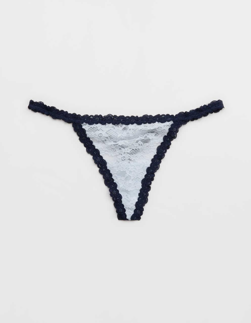 Show Off Vintage Lace String Thong Underwear