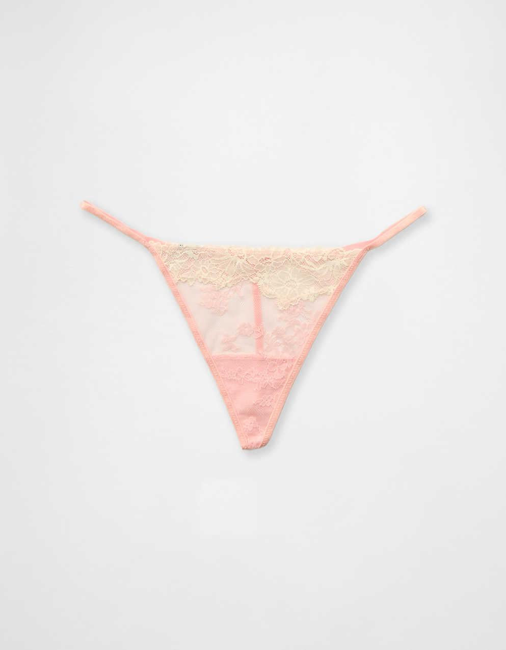 Show Off Lace String Thong Underwear