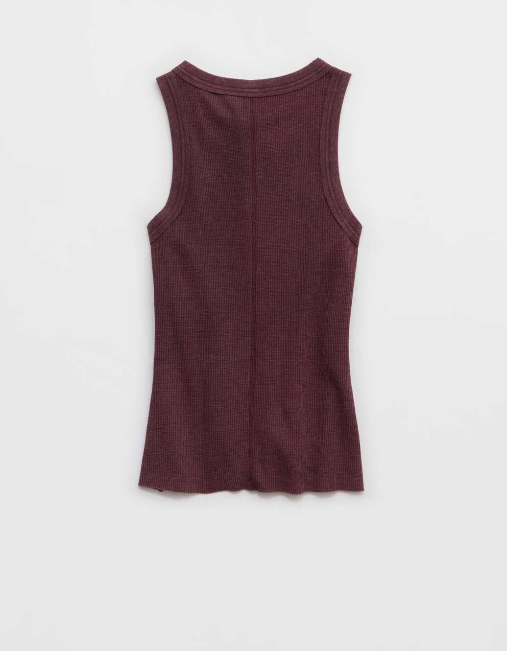 Aerie Unwind Waffle Henley Tank Top