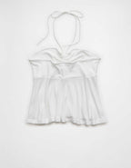 AE Soft & Sexy Halter Cinch Babydoll Top