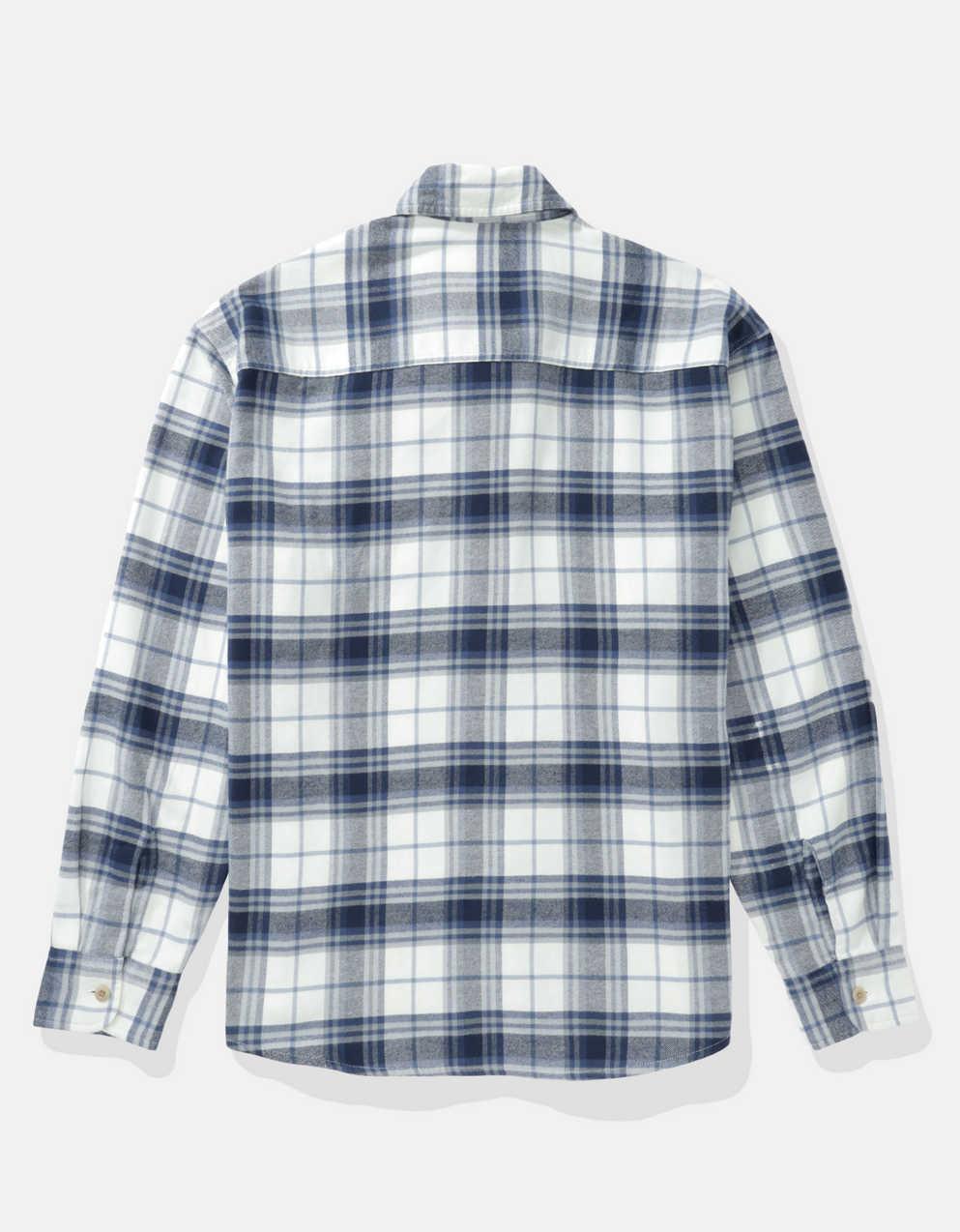 AE Relaxed Fit Everyday Flannel Shirt