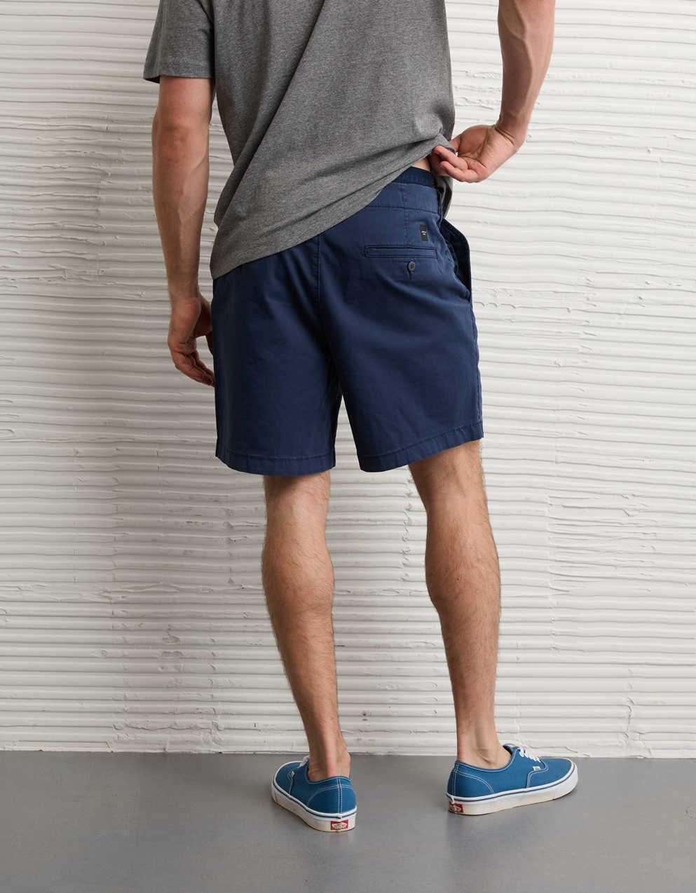 AE 7" Flex Lived-In Khaki Short