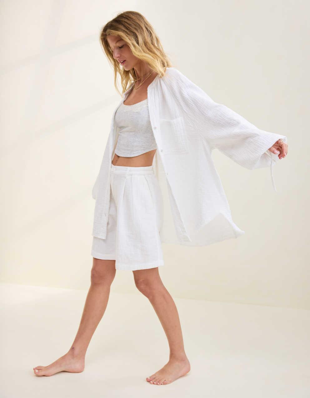 Aerie Daybreak Coverup Shirt