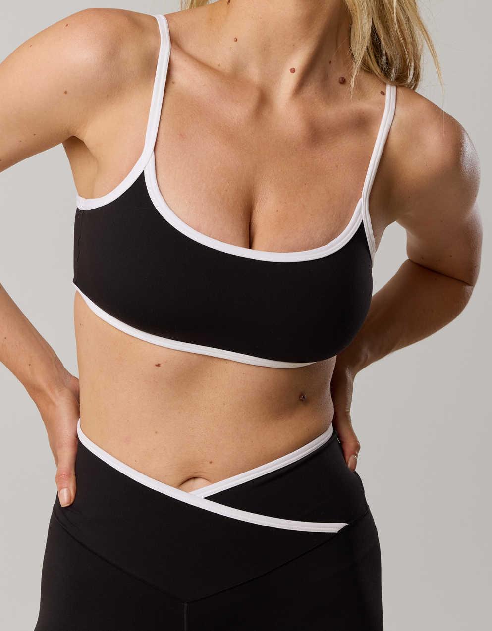 OFFLINE By Aerie Real Me Tipped Scoop Sports Bra