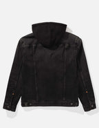 AE Hooded Denim Trucker Jacket