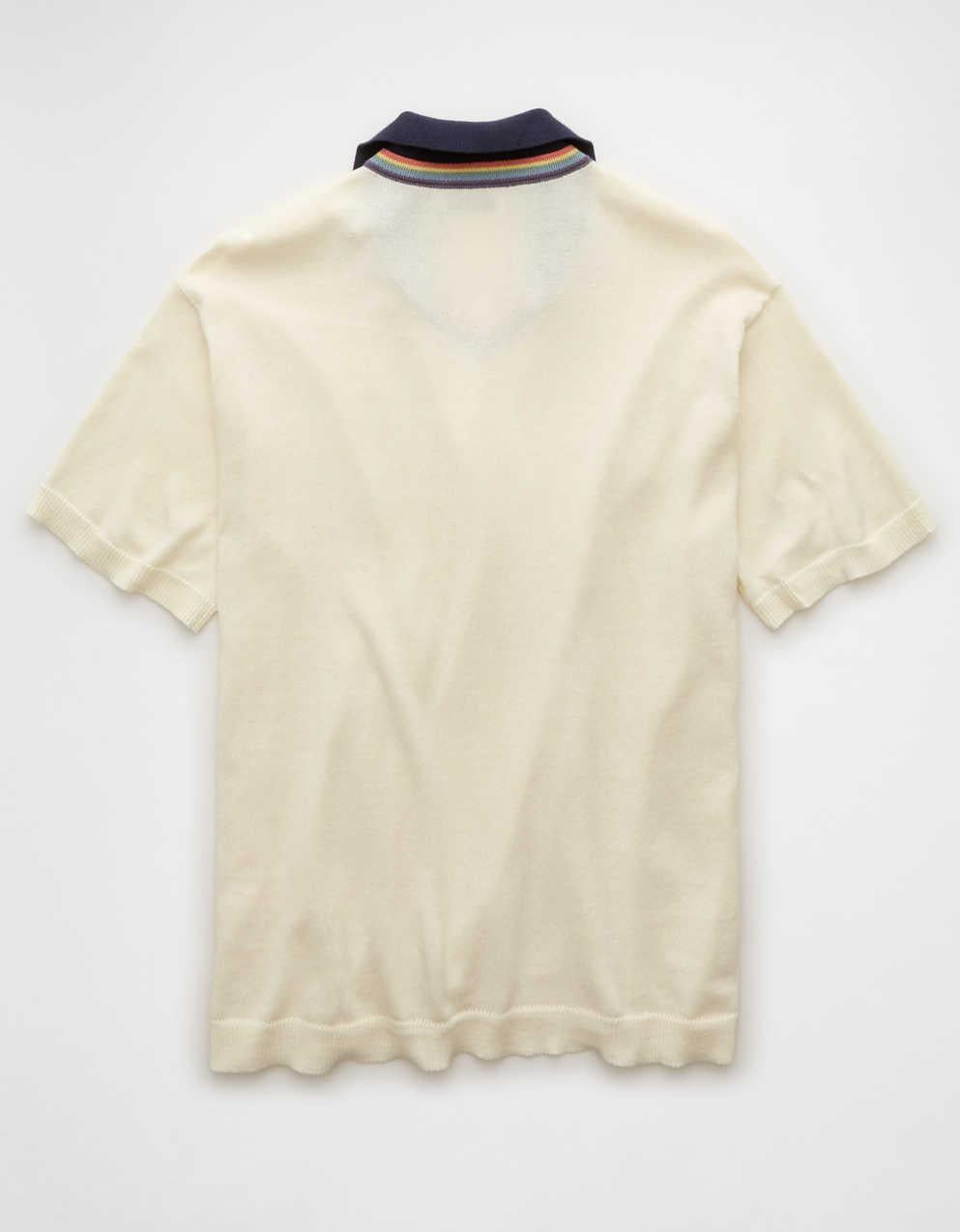 AE Pride Weekend Sweater Polo Shirt