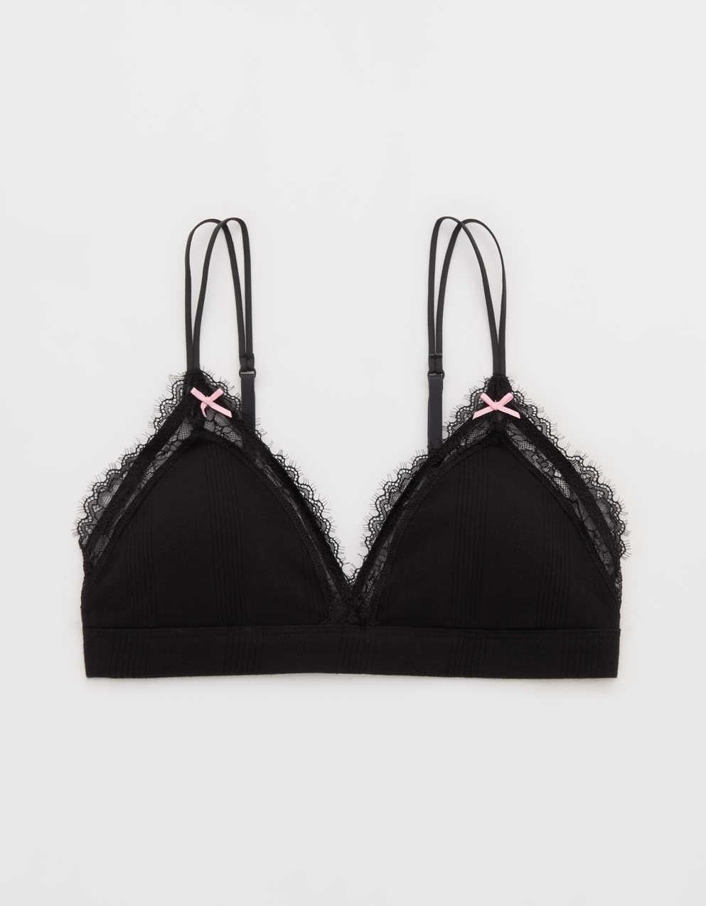 Superchill Pointelle Padded Triangle Bralette