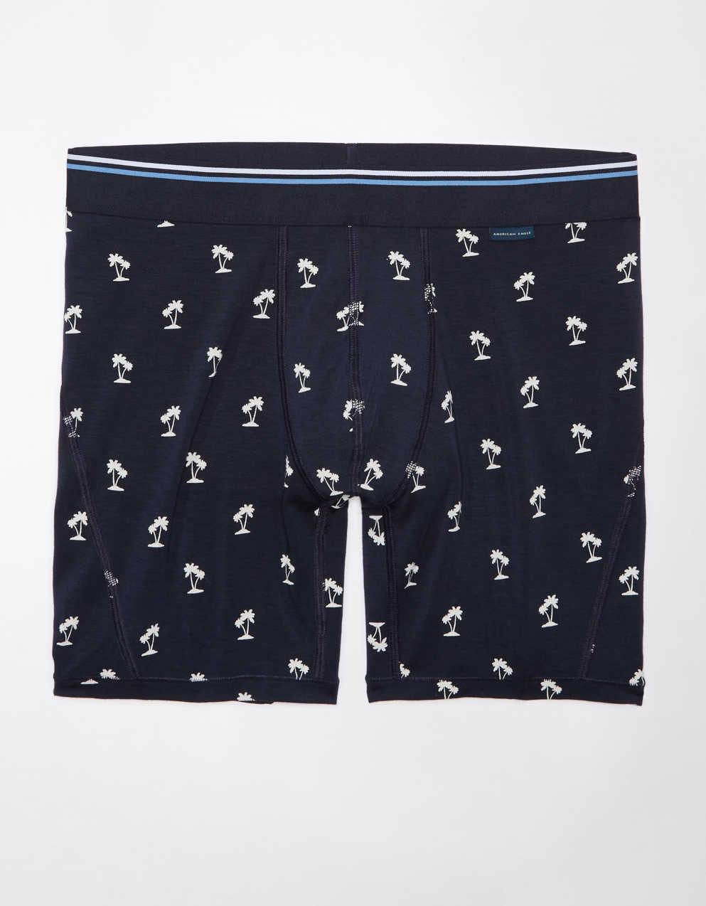 AEO Men's Palm Trees 6" Ultra Soft Boxer Brief