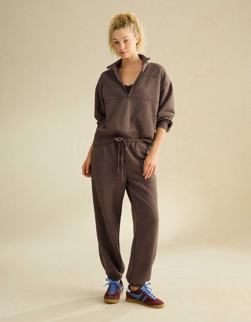 AE Everyday Luxe Quarter Zip Sweatshirt