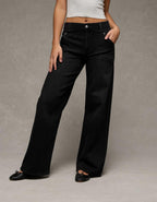 AE Super High-Waisted Baggy Wide-Leg Jean