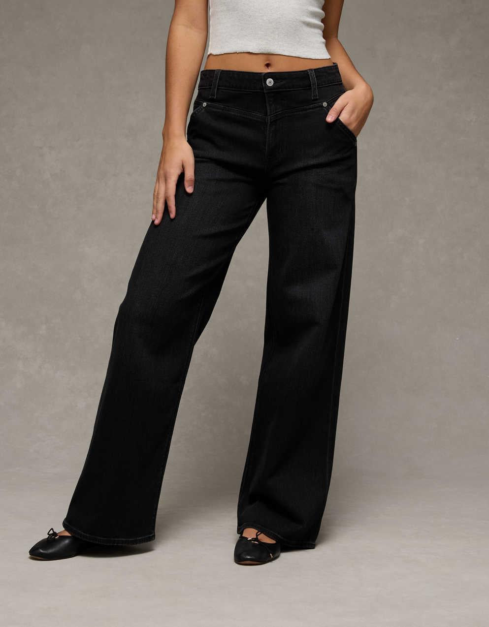 AE Super High-Waisted Baggy Wide-Leg Jean