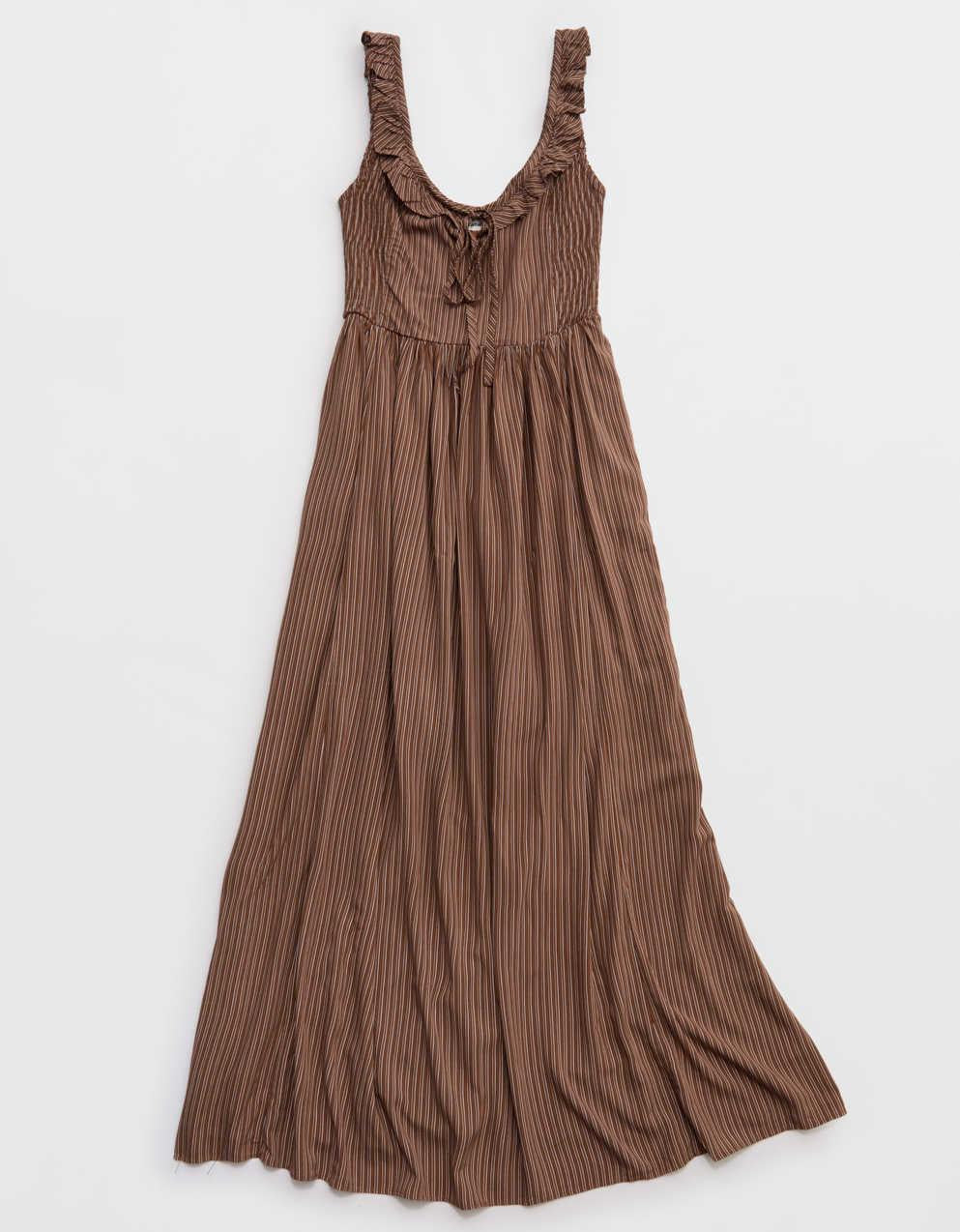 Aerie Happy & Drapey Side Smocked Dress