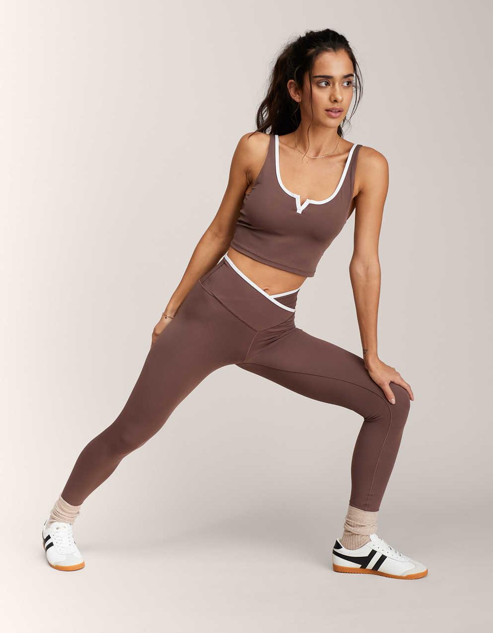 OFFLINE By Aerie Real Me Tipped Low Key Longline Sports Bra