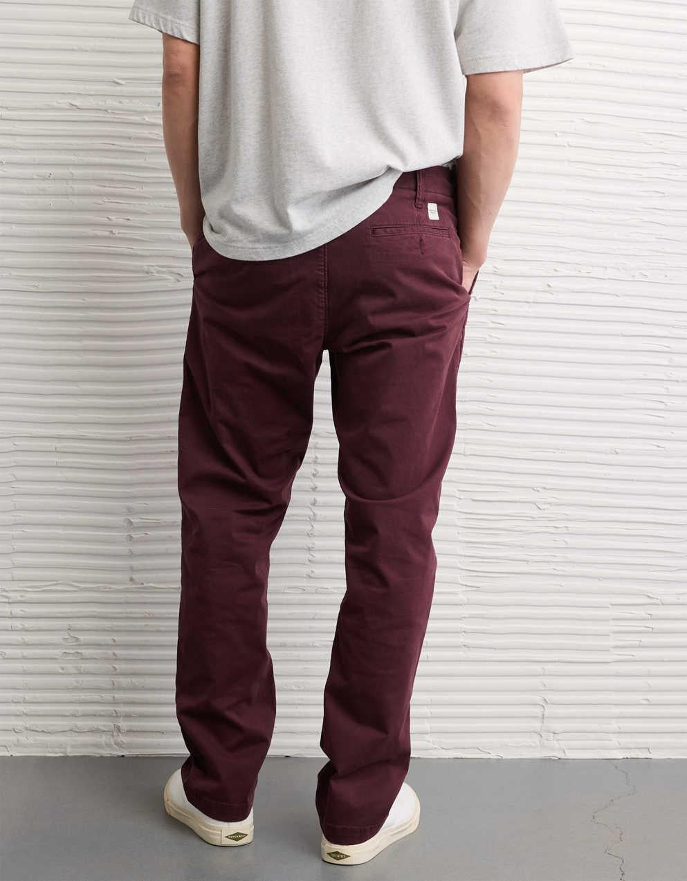 AE Flex Original Straight Lived-In Khaki Pant