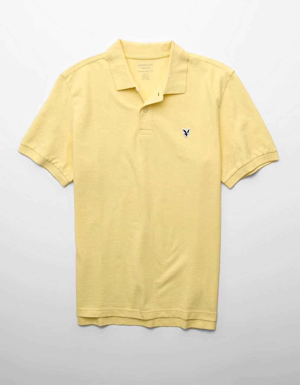 AE Standard Fit Flex Pique Polo Shirt