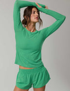 OFFLINE By Aerie Thumbs Up Fitted Ribbed T-Shirt
