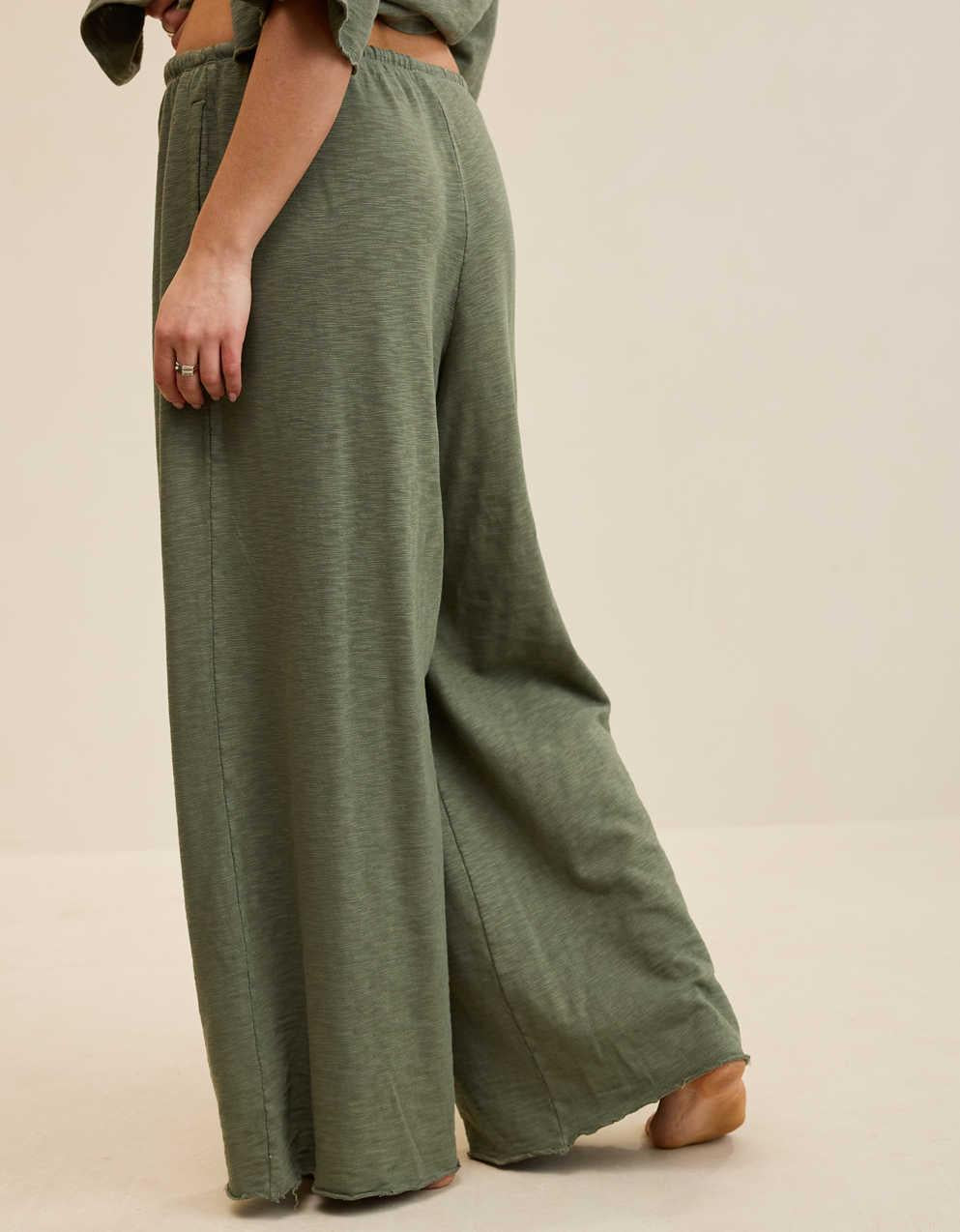 Aerie It's Casual Knit Slub Trouser
