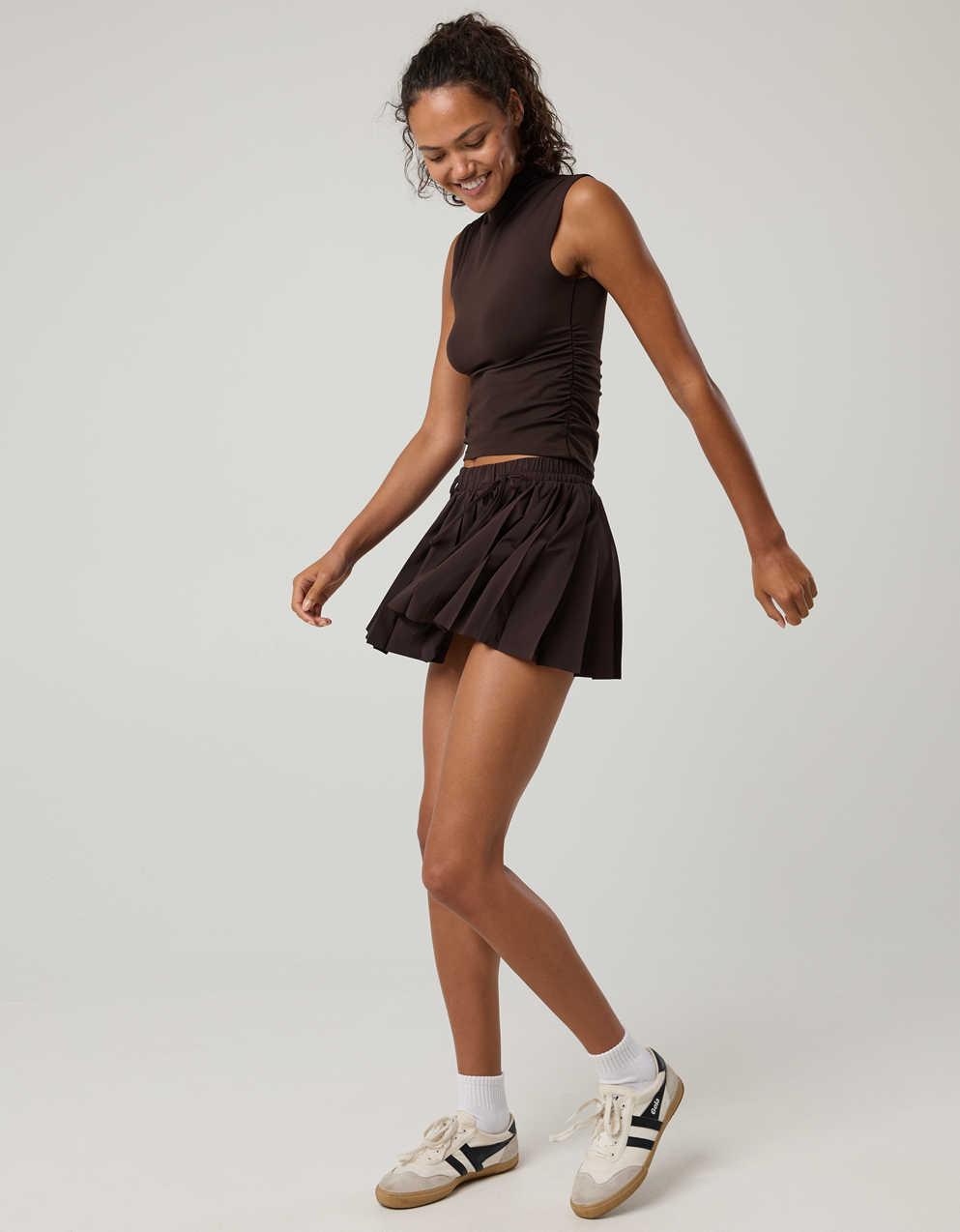 OFFLINE By Aerie Pleated Bow Skirt